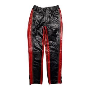 Leather motorcycle pant